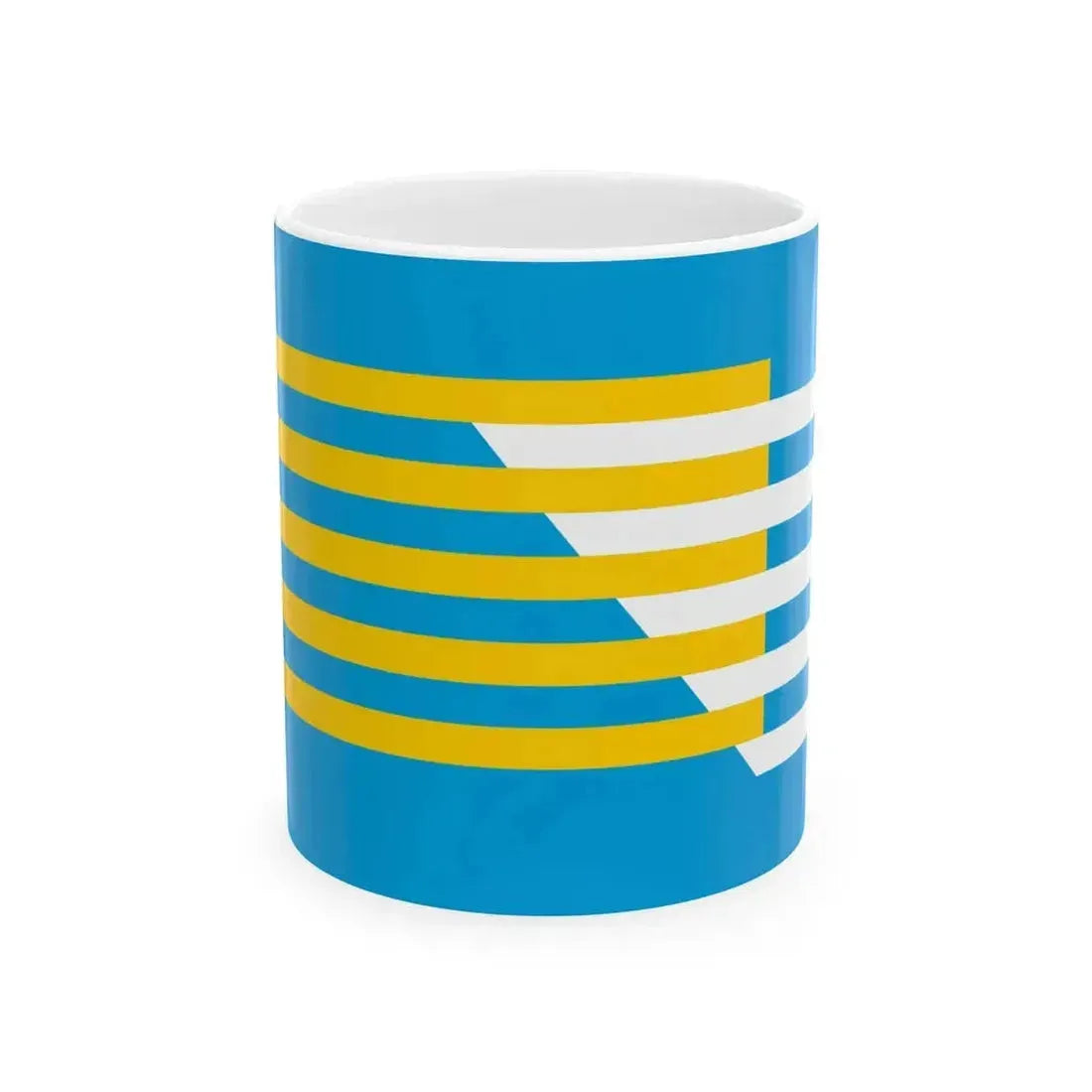 Flag of BiH third Westendorp proposal (Bosnia and Herzegovina) White Coffee Mug 11oz - Go Mug Yourself