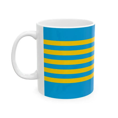 Flag of BiH third Westendorp proposal (Bosnia and Herzegovina) White Coffee Mug - Go Mug Yourself