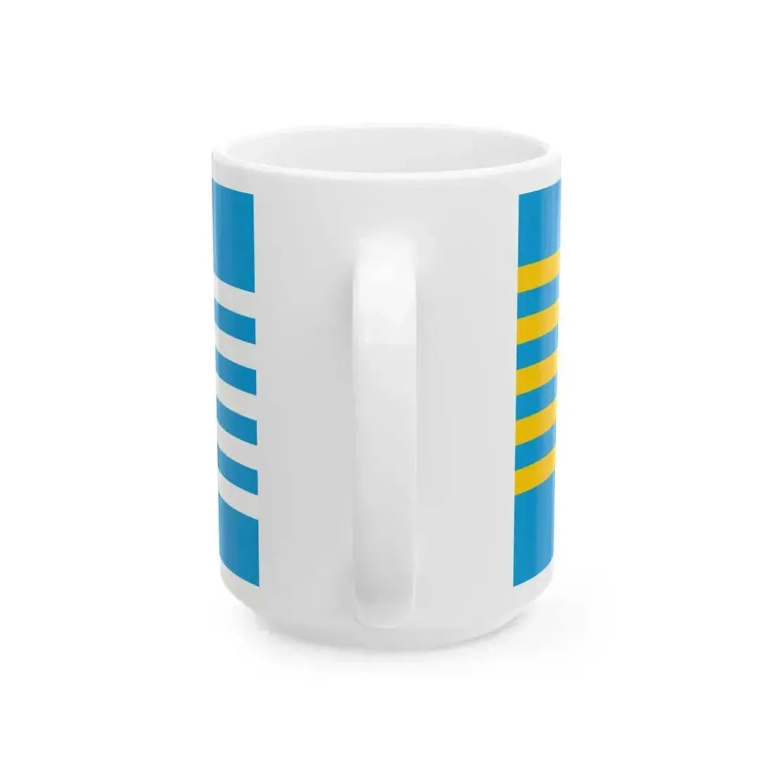 Flag of BiH third Westendorp proposal (Bosnia and Herzegovina) White Coffee Mug - Go Mug Yourself