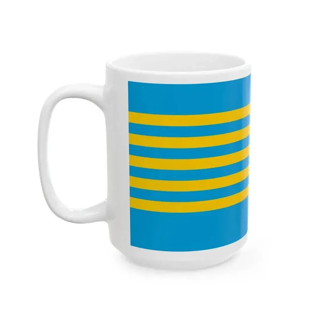 Flag of BiH third Westendorp proposal (Bosnia and Herzegovina) White Coffee Mug - Go Mug Yourself