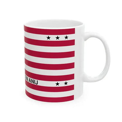 Flag of Bikini Atoll (Marshall Islands) White Coffee Mug - Go Mug Yourself