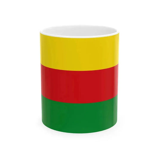 Flag of Bilzen (Belgium) White Coffee Mug 11oz - Go Mug Yourself