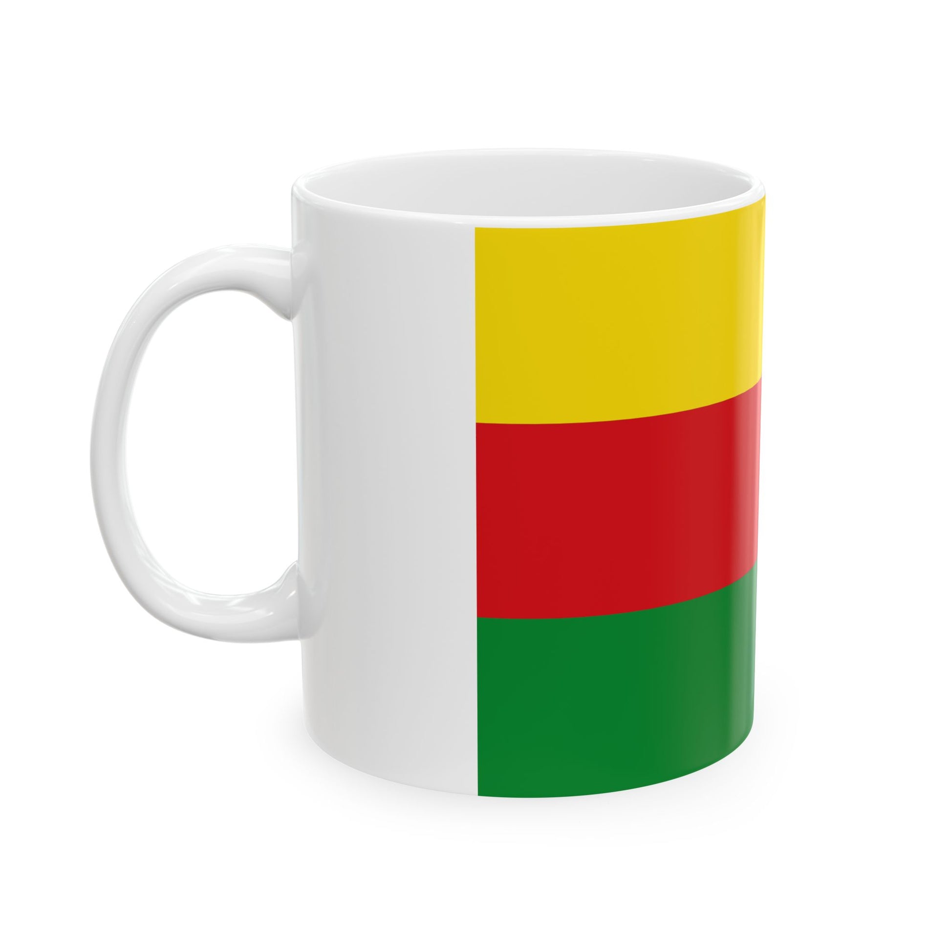 Flag of Bilzen (Belgium) White Coffee Mug-Go Mug Yourself
