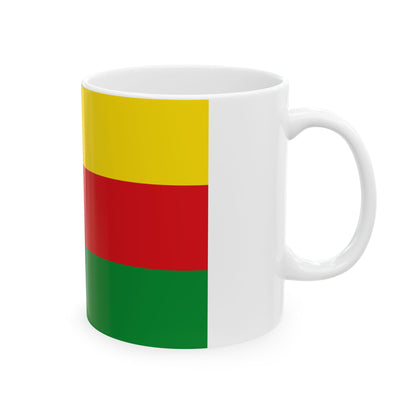 Flag of Bilzen (Belgium) White Coffee Mug-Go Mug Yourself