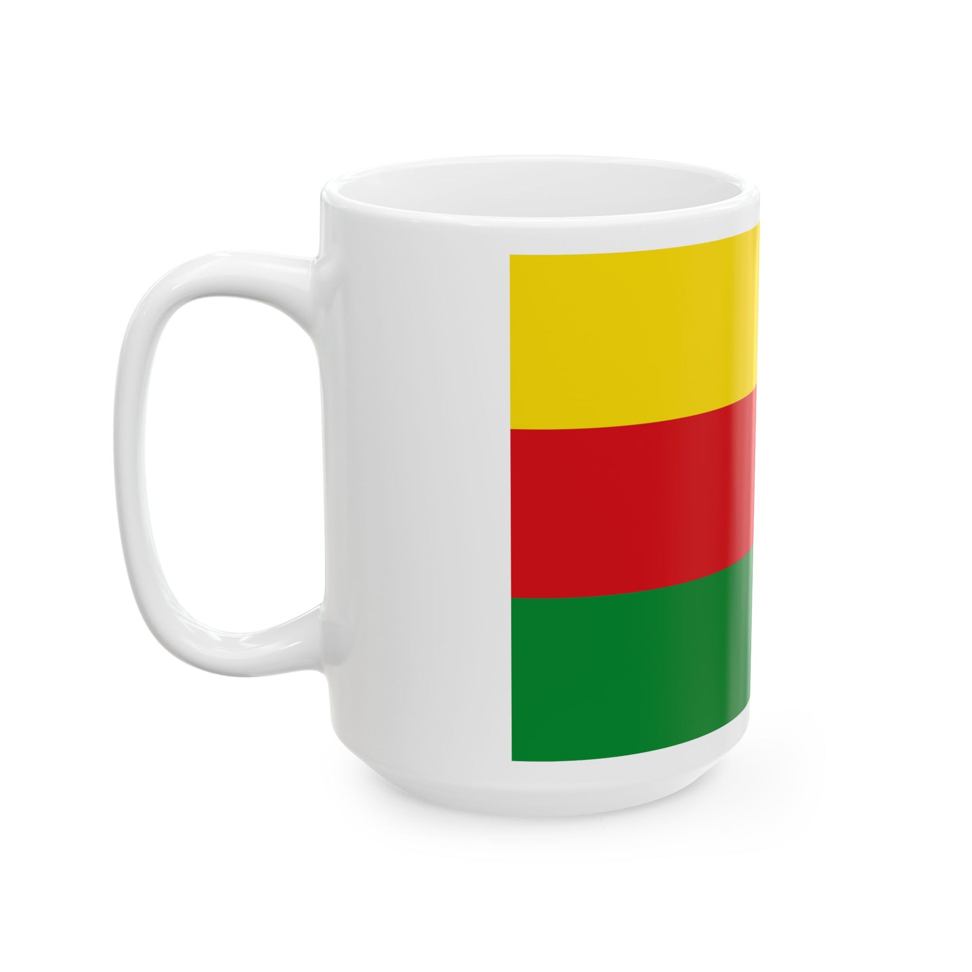 Flag of Bilzen (Belgium) White Coffee Mug-Go Mug Yourself