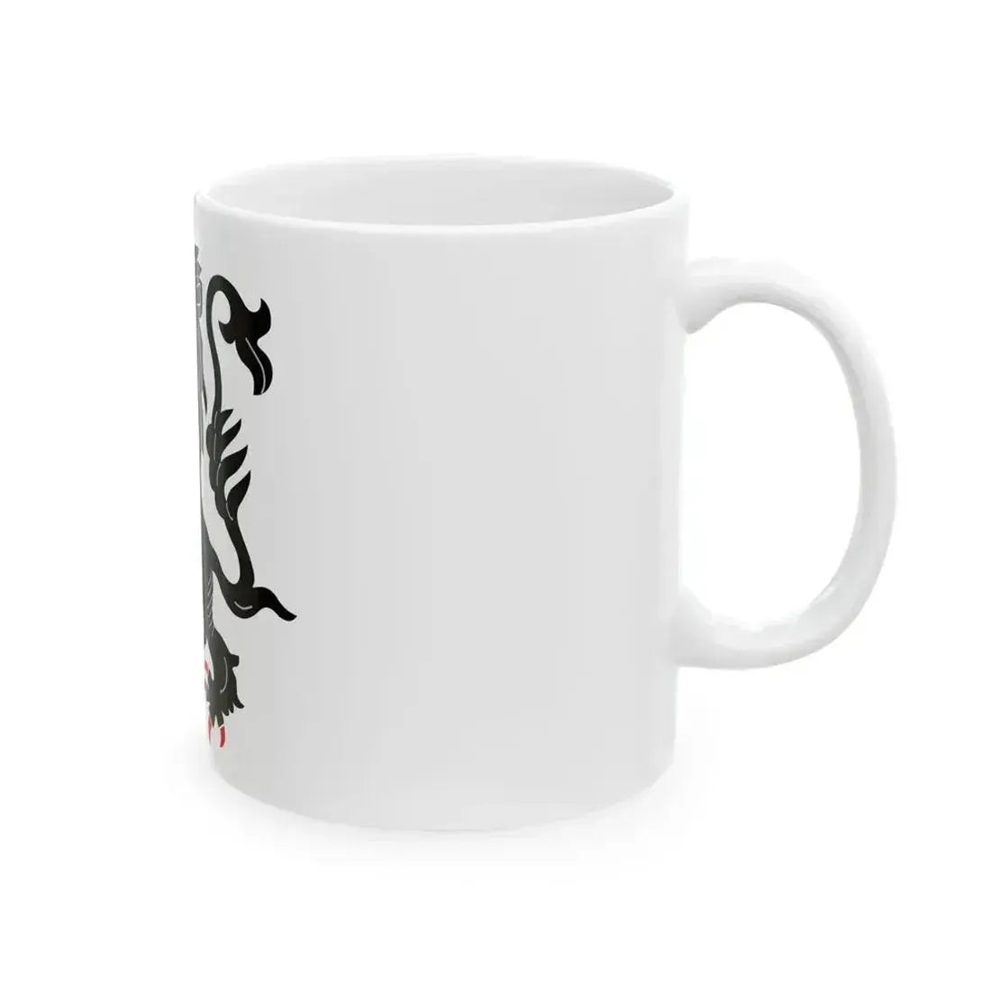 Flag of Binche (Belgium) White Coffee Mug - Go Mug Yourself