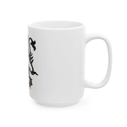 Flag of Binche (Belgium) White Coffee Mug - Go Mug Yourself