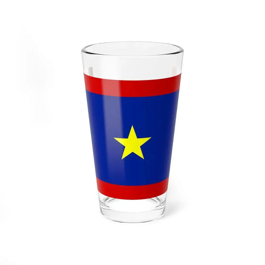 Flag of Binh Xuyen Army (Vietnam) Pint Glass 16oz 16oz - Go Mug Yourself