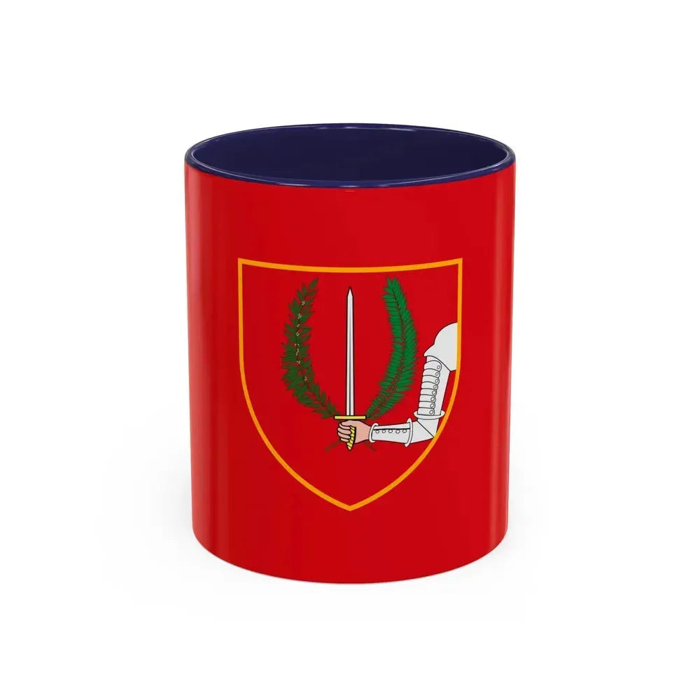 Flag of Birgu Malta - Accent Coffee Mug 11oz Navy - Go Mug Yourself