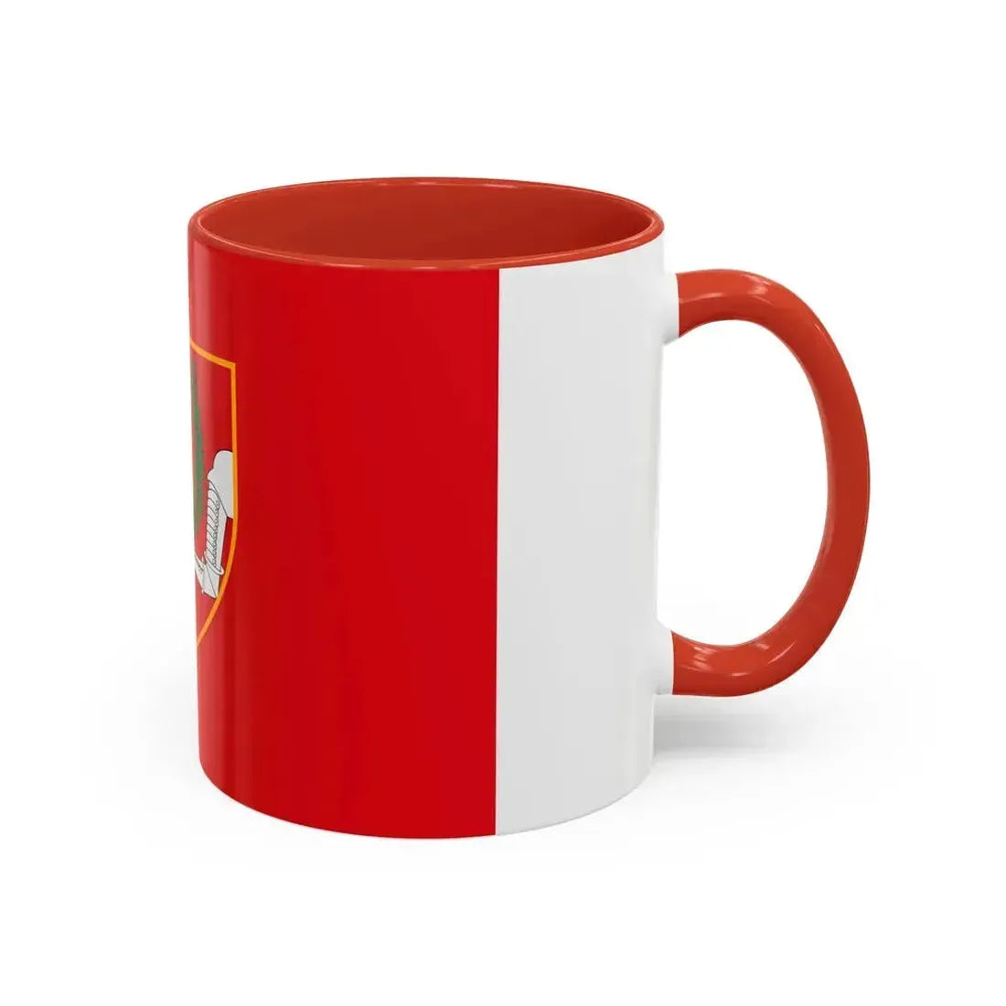 Flag of Birgu Malta - Accent Coffee Mug - Go Mug Yourself