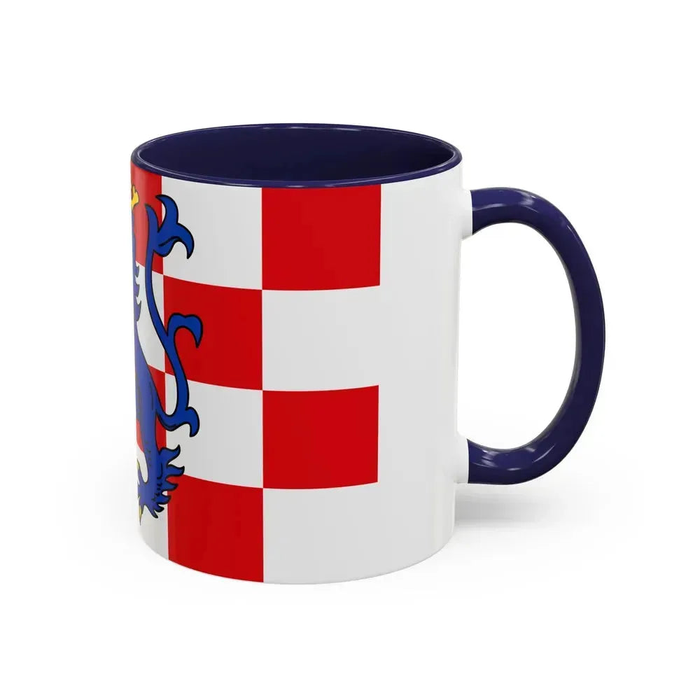 Flag of Birkenfeld Germany - Accent Coffee Mug - Go Mug Yourself