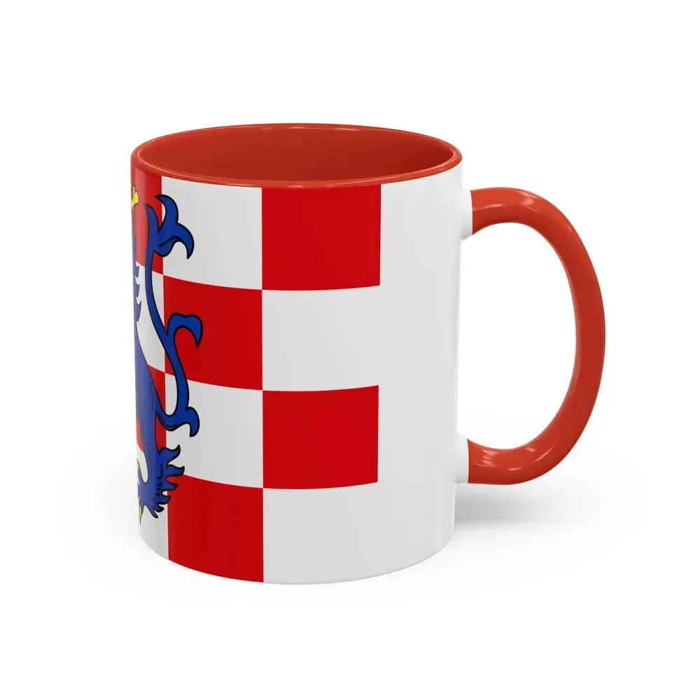Flag of Birkenfeld Germany - Accent Coffee Mug - Go Mug Yourself