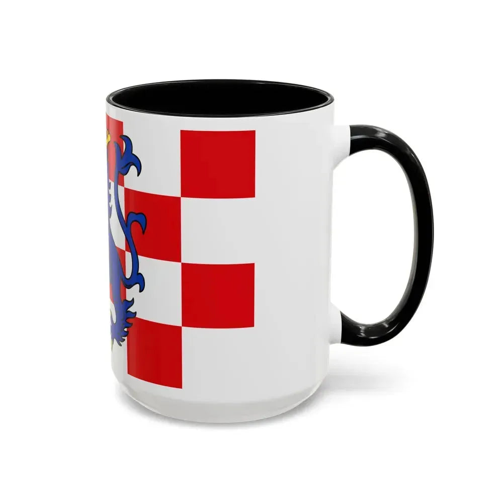 Flag of Birkenfeld Germany - Accent Coffee Mug - Go Mug Yourself