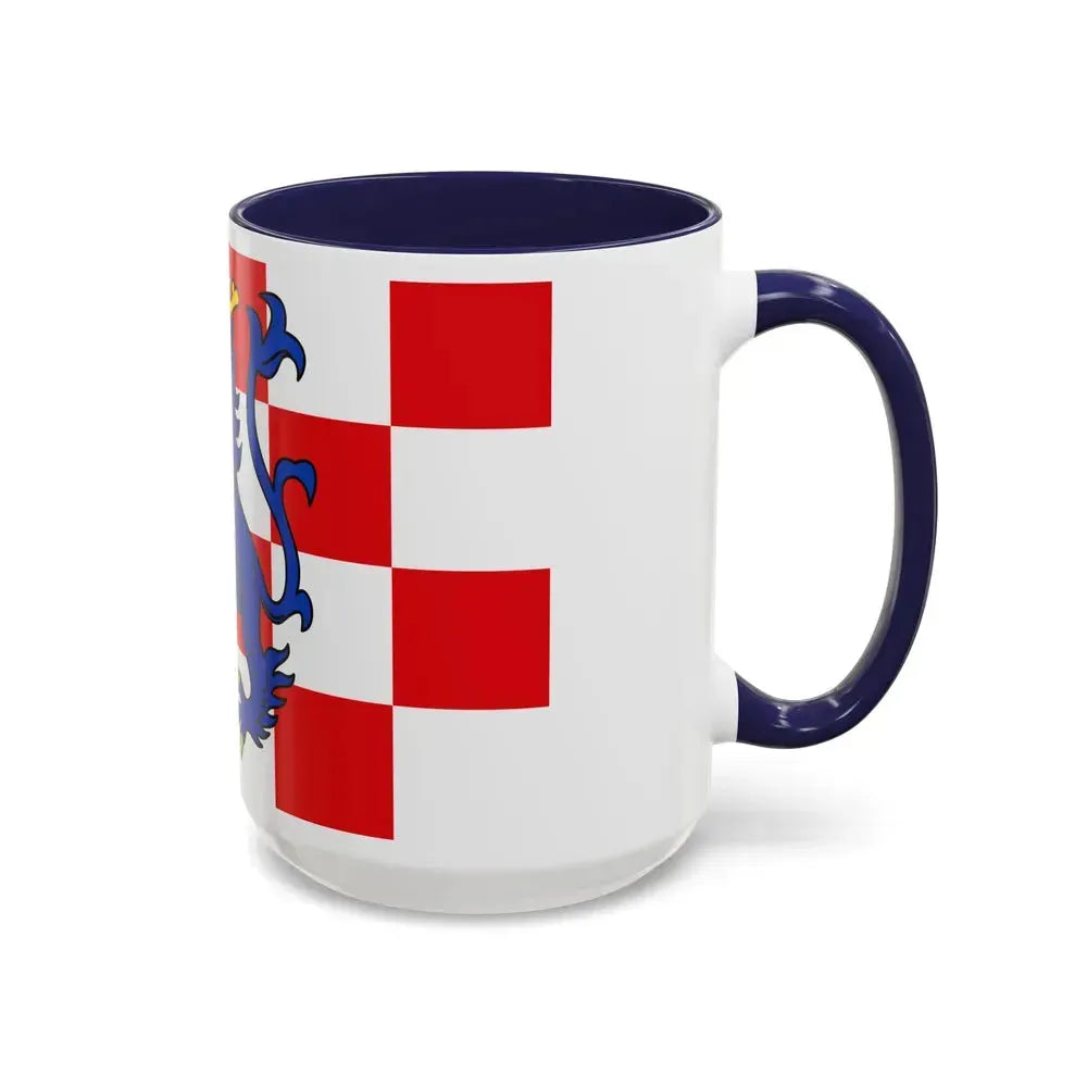 Flag of Birkenfeld Germany - Accent Coffee Mug - Go Mug Yourself