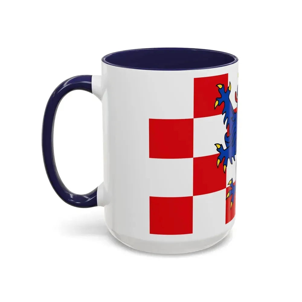 Flag of Birkenfeld Germany - Accent Coffee Mug - Go Mug Yourself