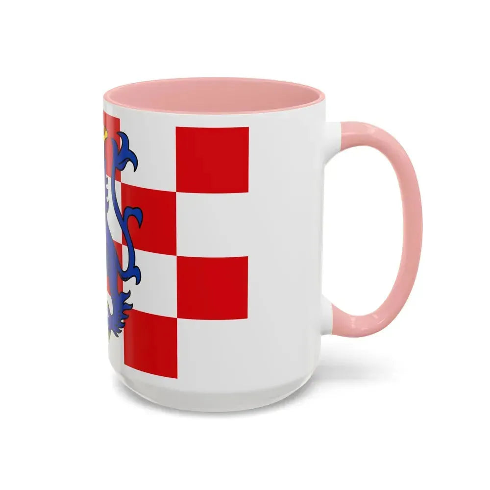 Flag of Birkenfeld Germany - Accent Coffee Mug - Go Mug Yourself