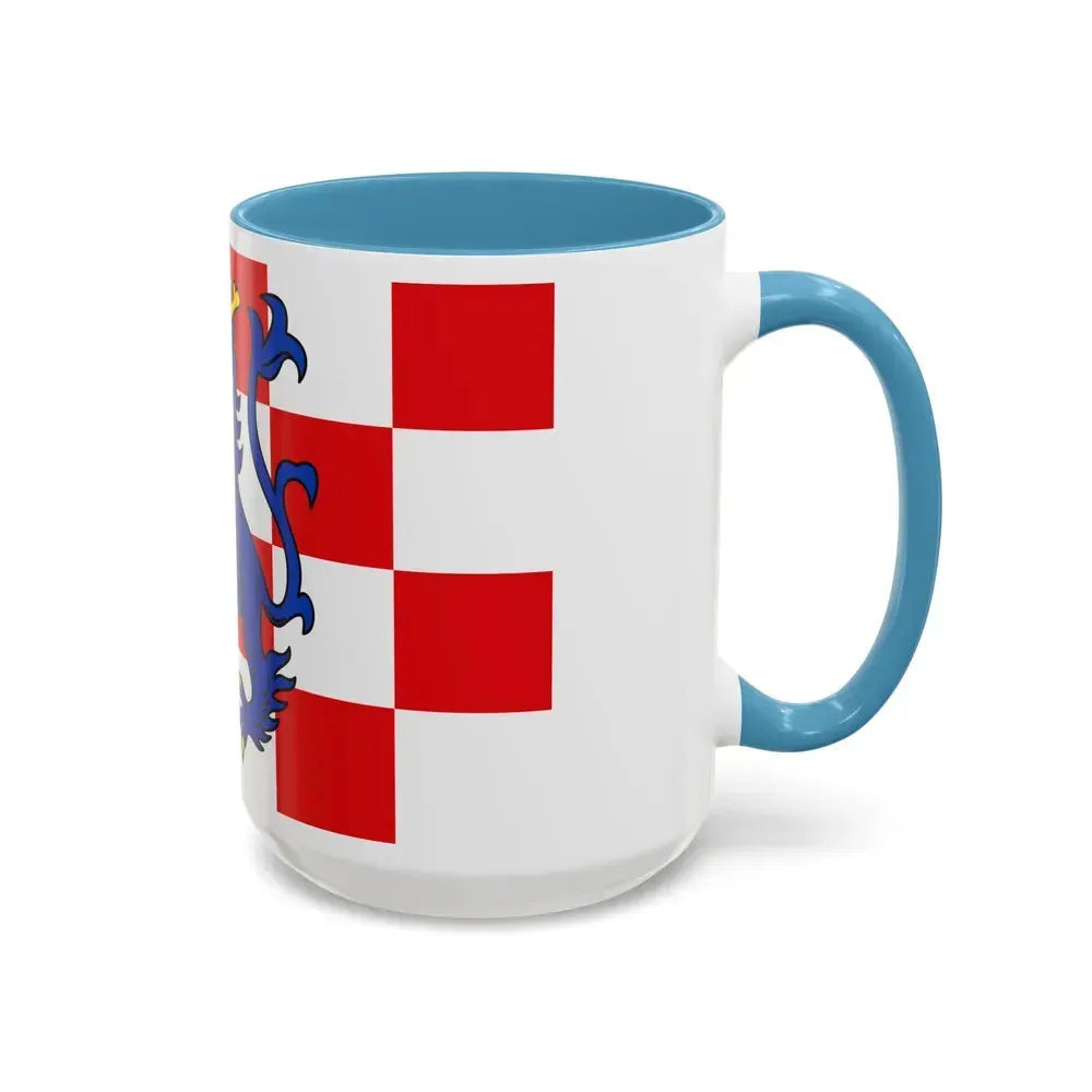 Flag of Birkenfeld Germany - Accent Coffee Mug - Go Mug Yourself