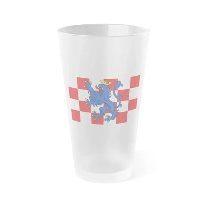 Flag of Birkenfeld Germany - Frosted Pint Glass 16oz 16oz Frosted - Go Mug Yourself