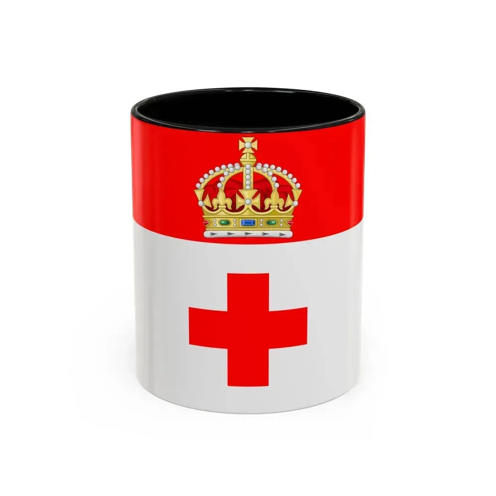 Flag of Birkirkara Malta - Accent Coffee Mug 11oz Black - Go Mug Yourself