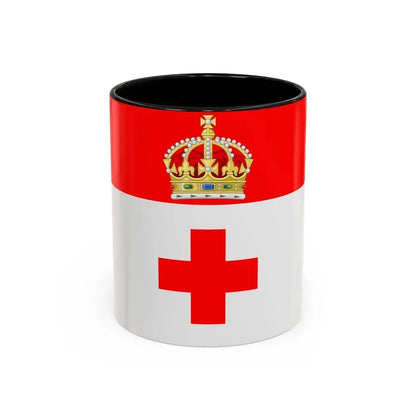 Flag of Birkirkara Malta - Accent Coffee Mug 11oz Black - Go Mug Yourself