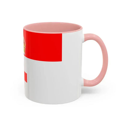 Flag of Birkirkara Malta - Accent Coffee Mug - Go Mug Yourself