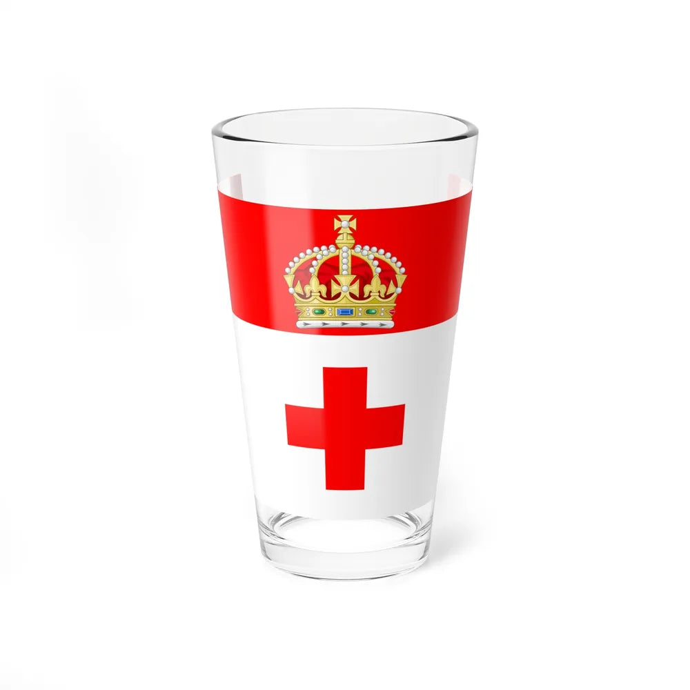 Flag of Birkirkara Malta - Pint Glass 16oz-16oz-Go Mug Yourself