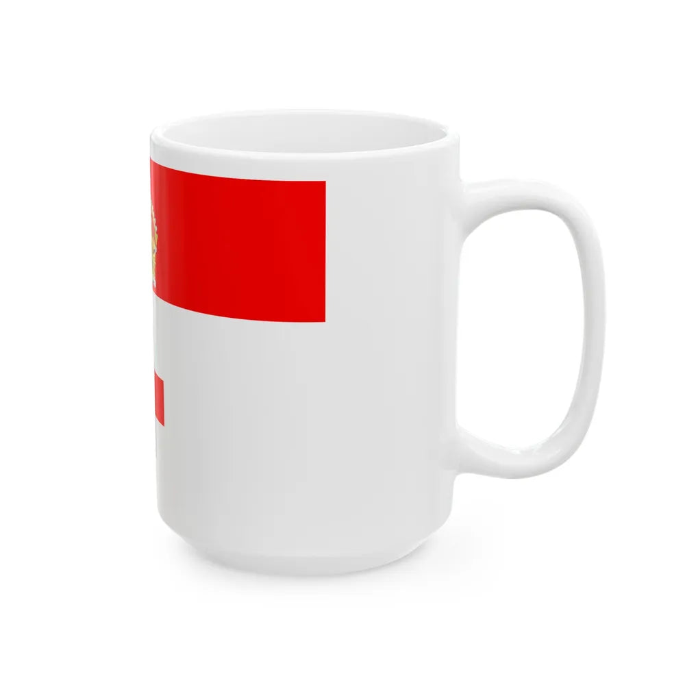 Flag of Birkirkara Malta - White Coffee Mug-Go Mug Yourself