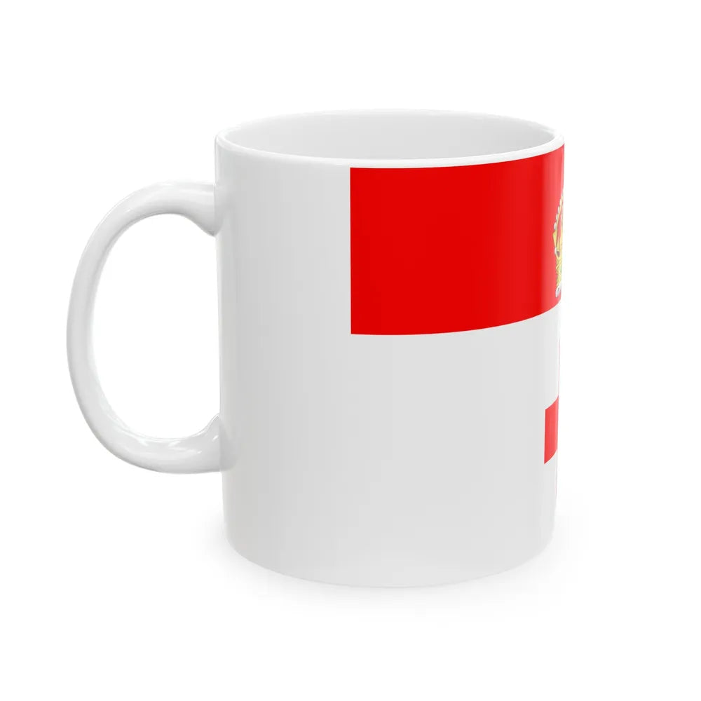 Flag of Birkirkara Malta - White Coffee Mug-Go Mug Yourself