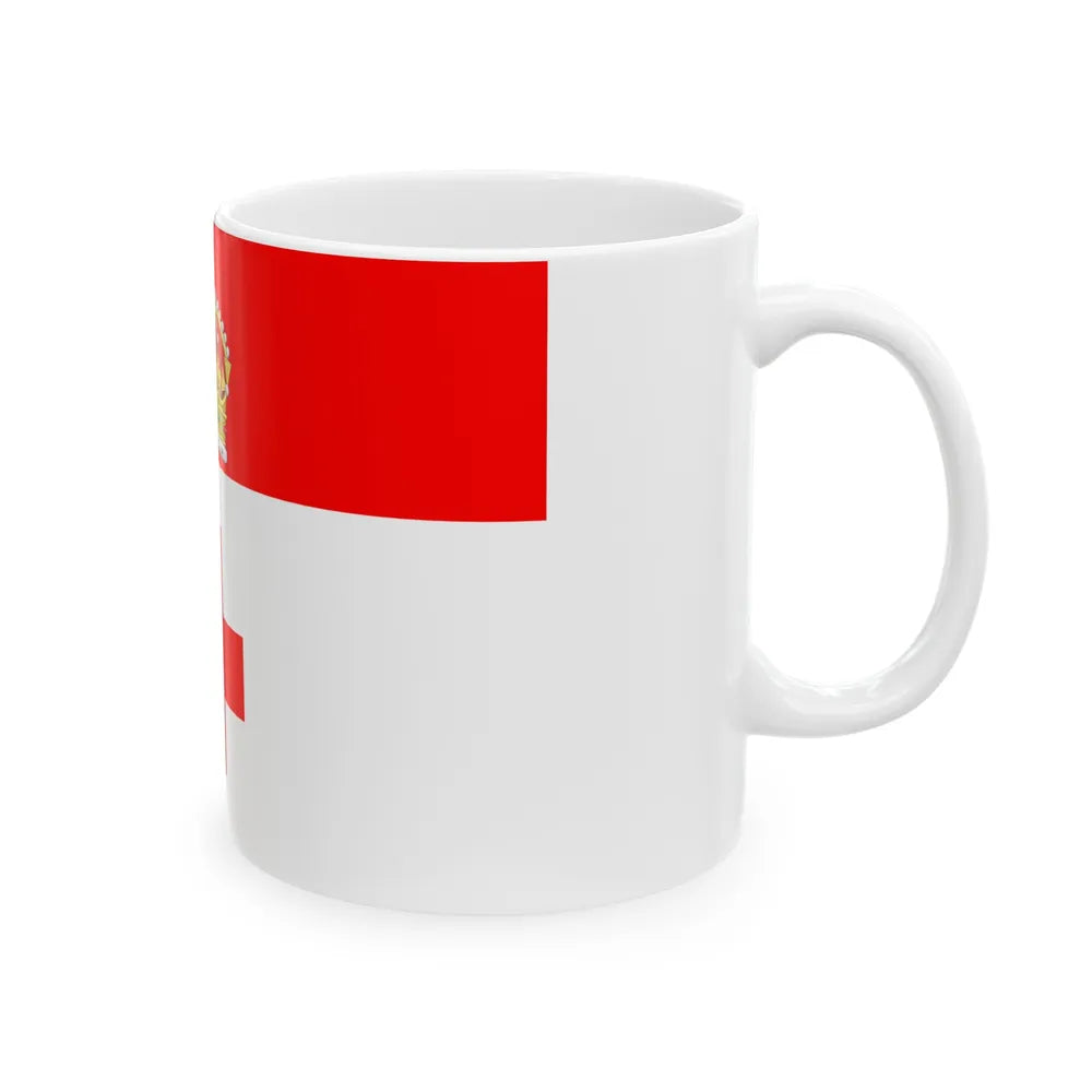 Flag of Birkirkara Malta - White Coffee Mug-Go Mug Yourself