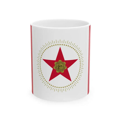 Flag of Birmingham Alabama (United States) White Coffee Mug 11oz - Go Mug Yourself
