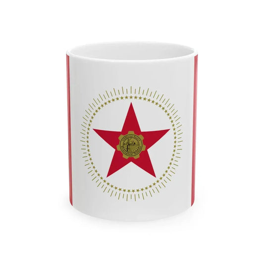 Flag of Birmingham Alabama (United States) White Coffee Mug 11oz - Go Mug Yourself