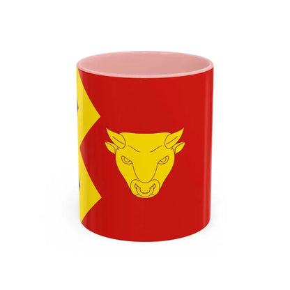 Flag of Birmingham UK - Accent Coffee Mug 11oz Pink - Go Mug Yourself