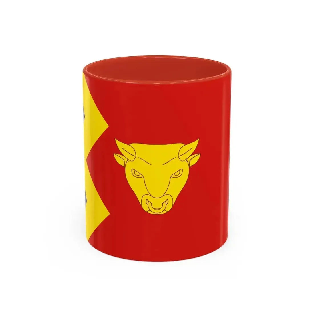 Flag of Birmingham UK - Accent Coffee Mug 11oz Red - Go Mug Yourself
