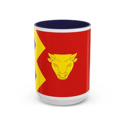 Flag of Birmingham UK - Accent Coffee Mug 15oz Navy - Go Mug Yourself