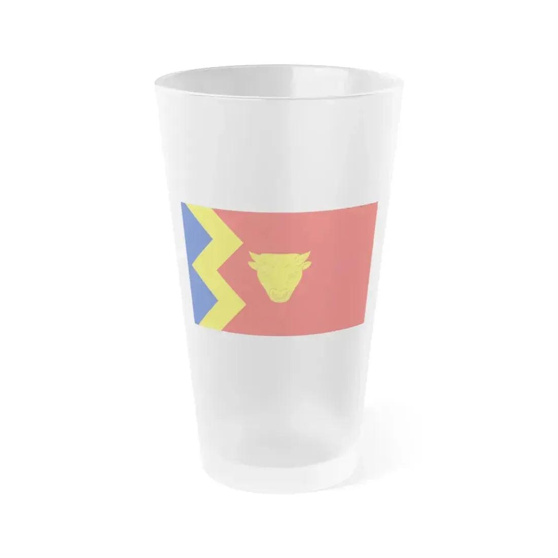 Flag of Birmingham UK - Frosted Pint Glass 16oz 16oz Frosted - Go Mug Yourself