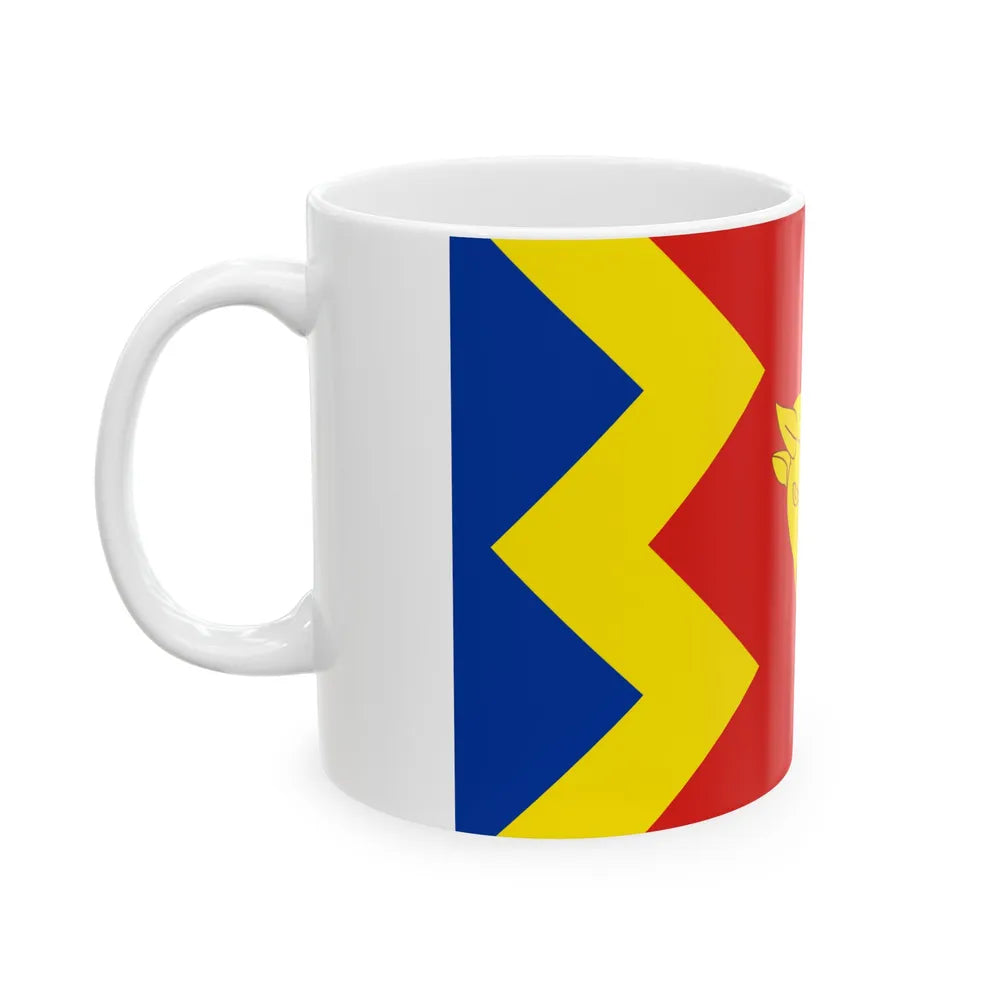 Flag of Birmingham UK - White Coffee Mug-Go Mug Yourself