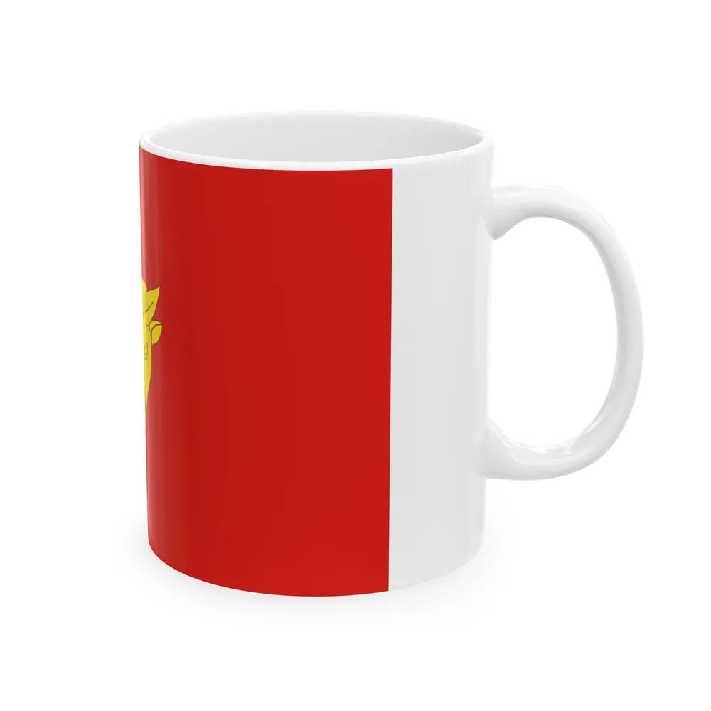 Flag of Birmingham UK - White Coffee Mug-Go Mug Yourself