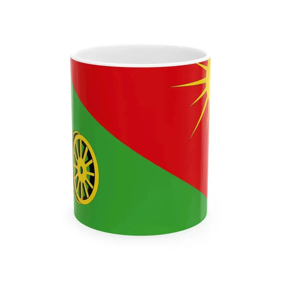 Flag of Biryulyovo Zapadnoye 2004 (Russia) White Coffee Mug 11oz - Go Mug Yourself