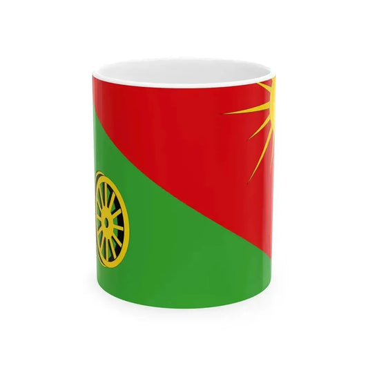 Flag of Biryulyovo Zapadnoye 2004 (Russia) White Coffee Mug 11oz - Go Mug Yourself