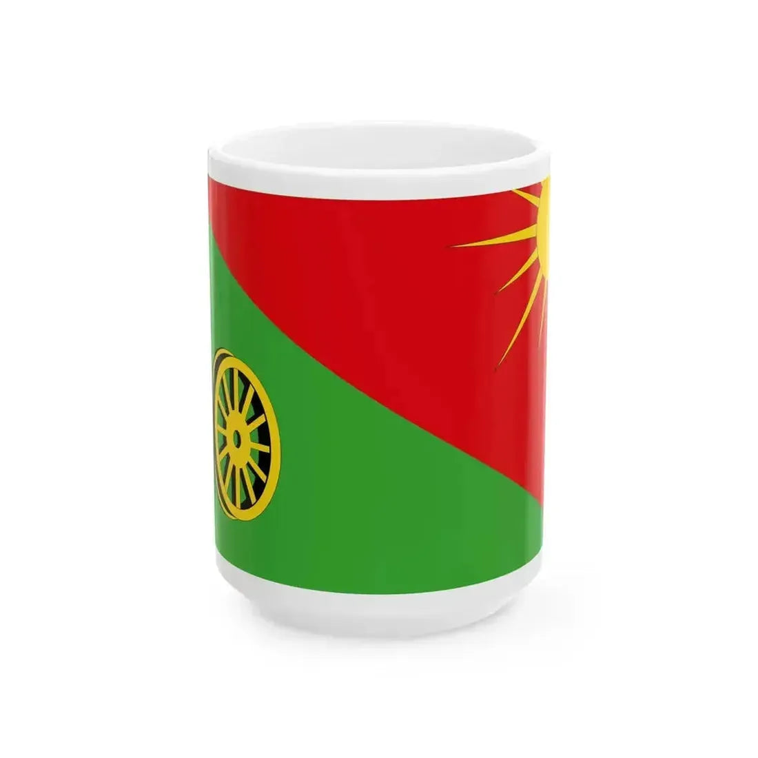 Flag of Biryulyovo Zapadnoye 2004 (Russia) White Coffee Mug 15oz - Go Mug Yourself