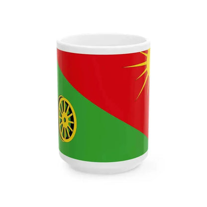 Flag of Biryulyovo Zapadnoye 2004 (Russia) White Coffee Mug 15oz - Go Mug Yourself