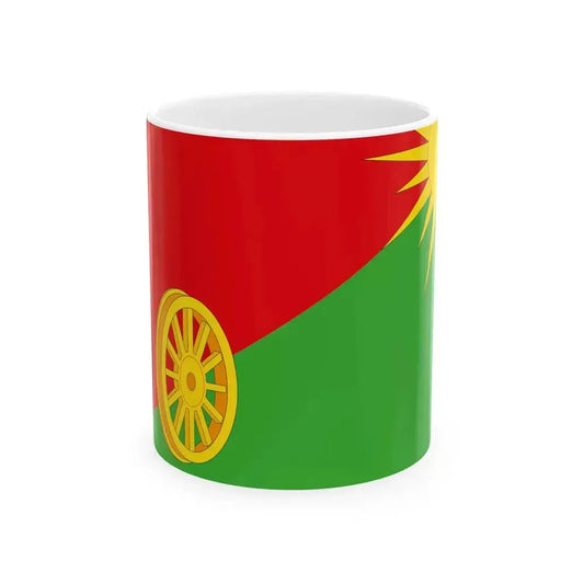 Flag of Biryulyovo Zapadnoye (Russia) White Coffee Mug 11oz - Go Mug Yourself
