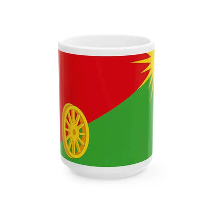 Flag of Biryulyovo Zapadnoye (Russia) White Coffee Mug 15oz - Go Mug Yourself