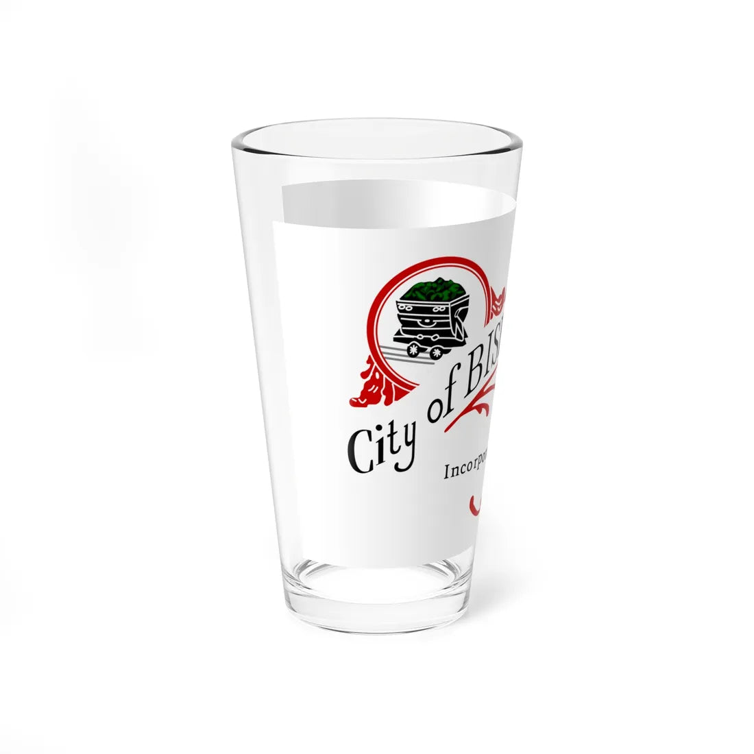 Flag of Bisbee Arizona (United States) Pint Glass 16oz - Go Mug Yourself