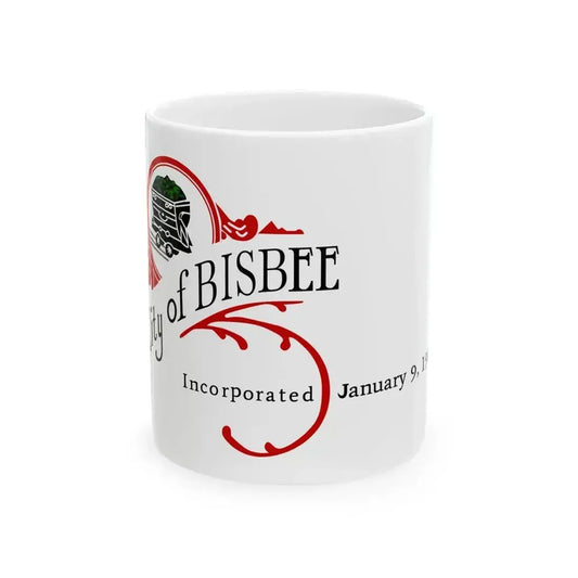 Flag of Bisbee Arizona (United States) White Coffee Mug 11oz - Go Mug Yourself