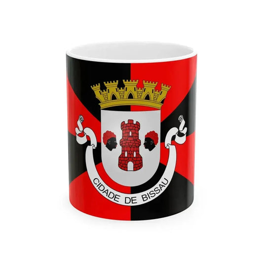 Flag of Bissau 1941-1974 (Guinea) White Coffee Mug 11oz - Go Mug Yourself