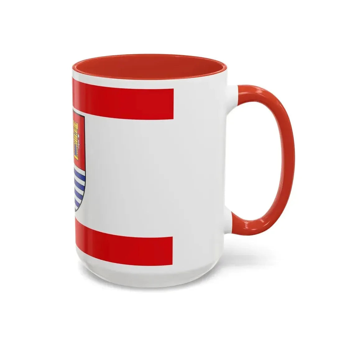 Flag of Bitburg Pruem Germany - Accent Coffee Mug - Go Mug Yourself