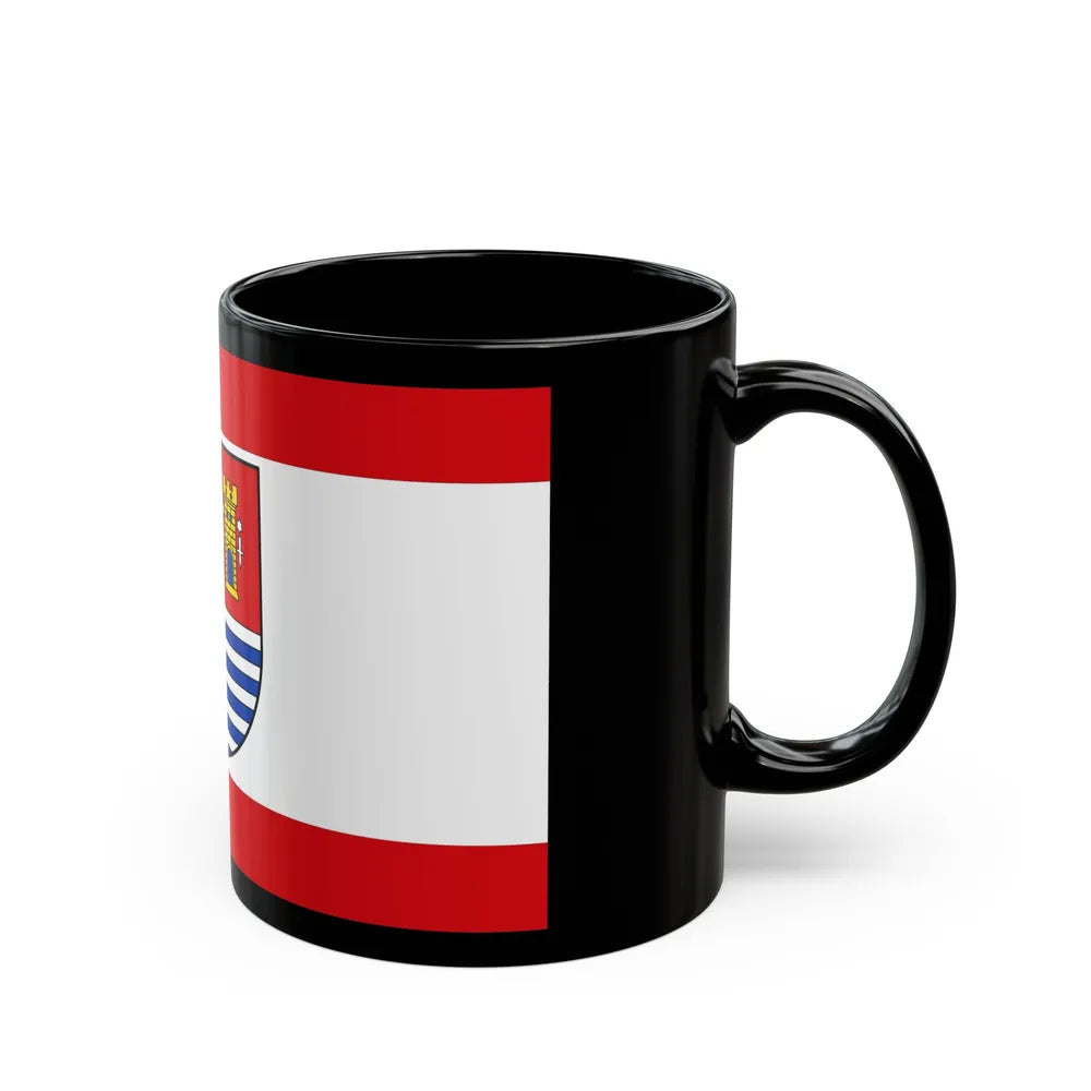 Flag of Bitburg Pruem Germany - Black Coffee Mug-Go Mug Yourself