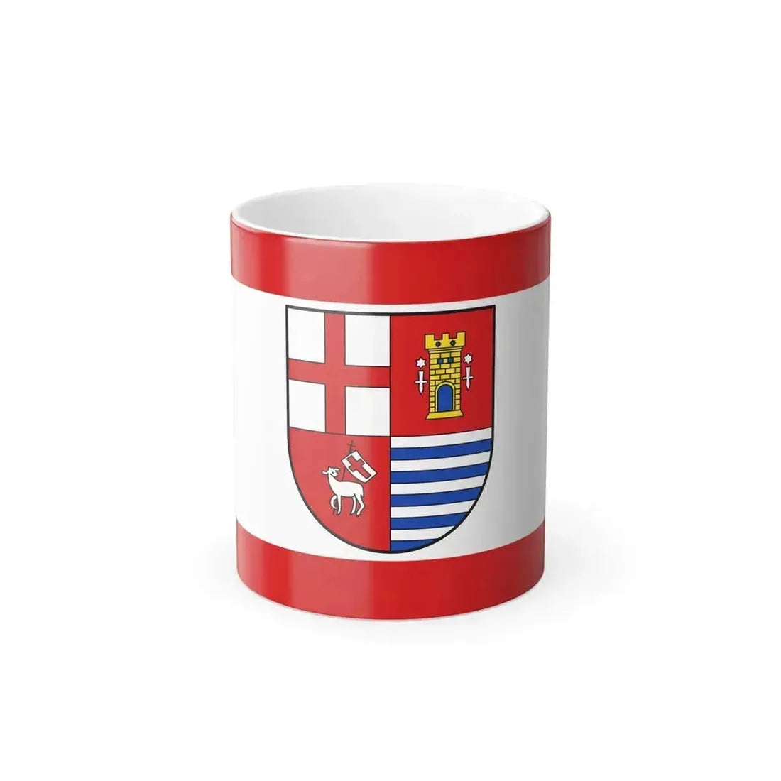 Flag of Bitburg Pruem Germany - Color Changing Coffee Mug 11oz - Go Mug Yourself