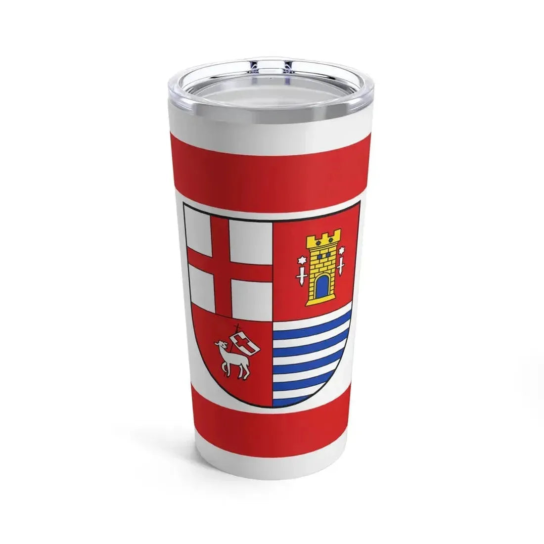 Flag of Bitburg Pruem Germany - Tumbler 20oz 20oz - Go Mug Yourself